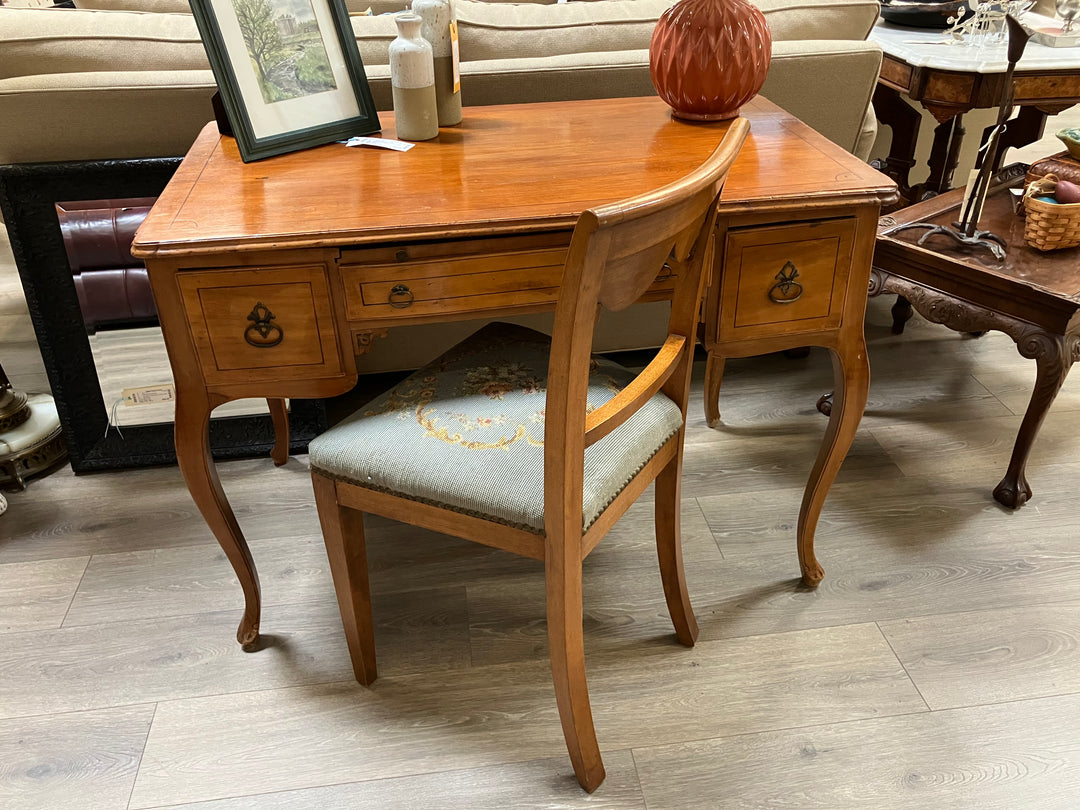 French Provincial Desk and Chair
