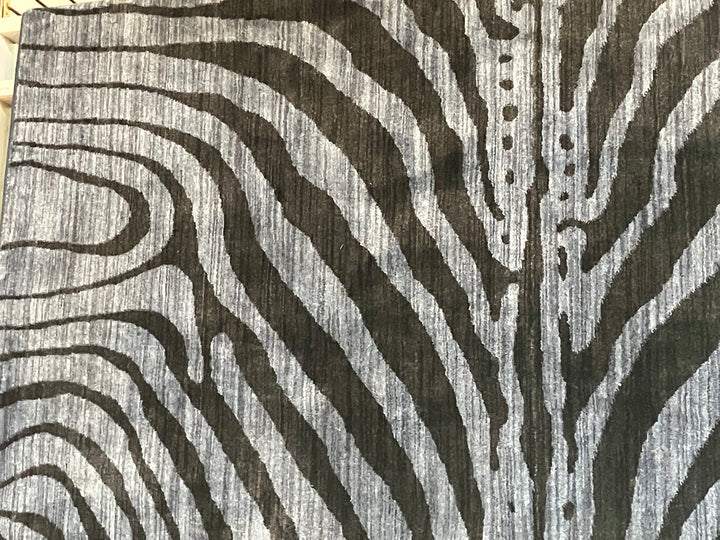 Zebra Print Area Rug