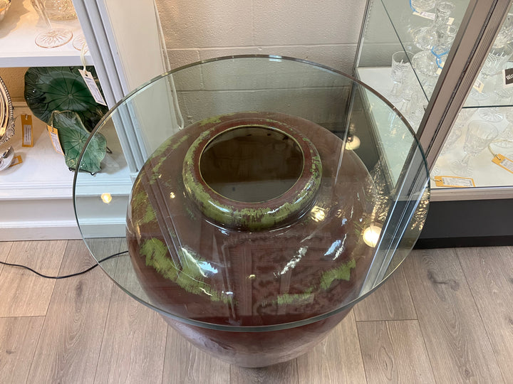 Oxblood Ginger Jar Occasional Table