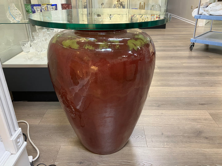 Oxblood Ginger Jar Occasional Table