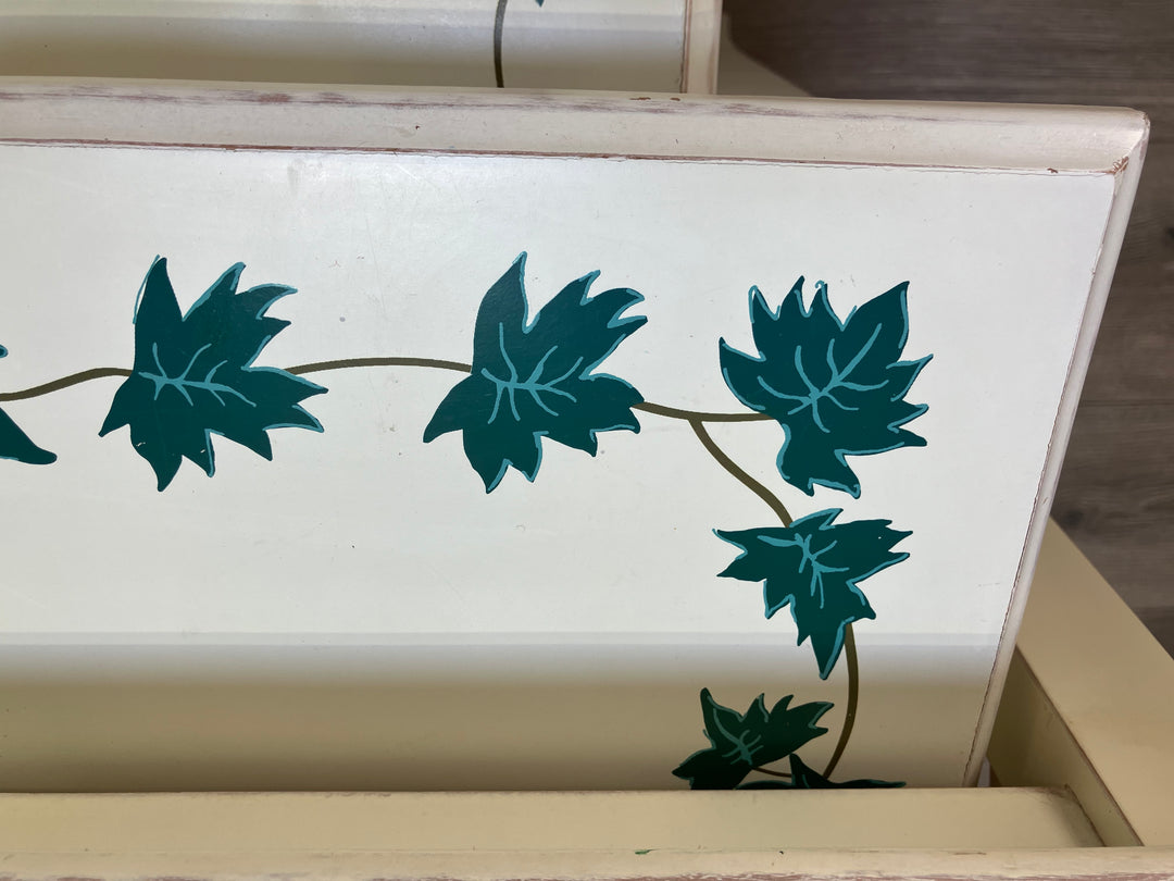 Three Painted Nesting Tables