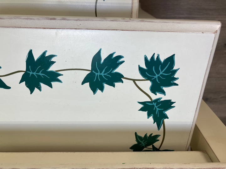 Three Painted Nesting Tables