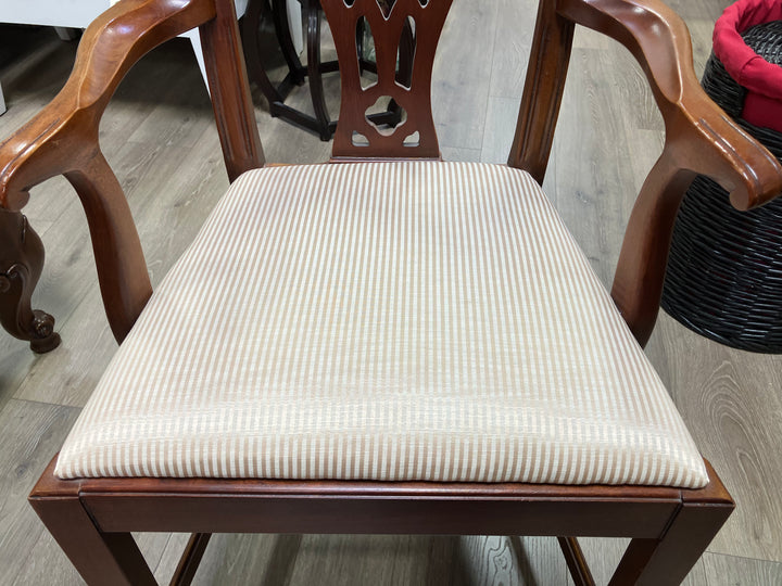 Vintage Chippendale Style Arm Chair
