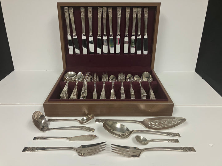 "Coronation" Flatware and Chest