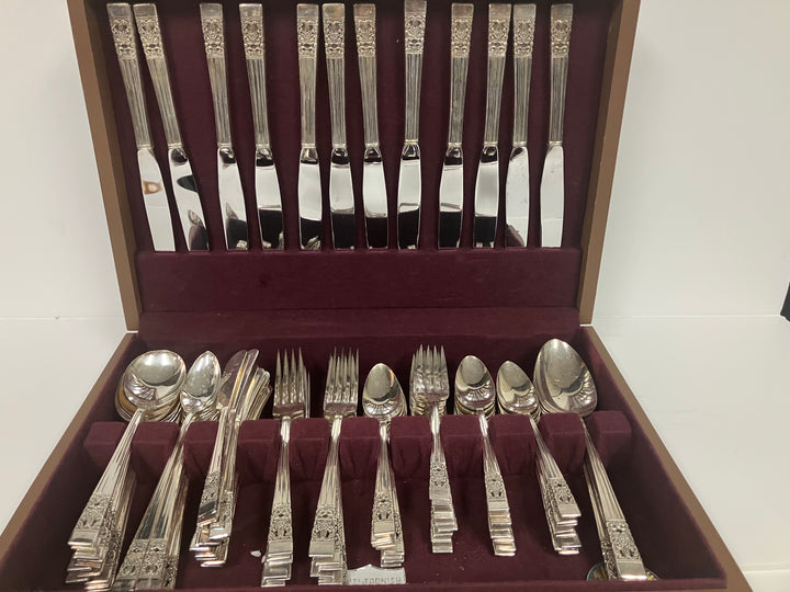 "Coronation" Flatware and Chest