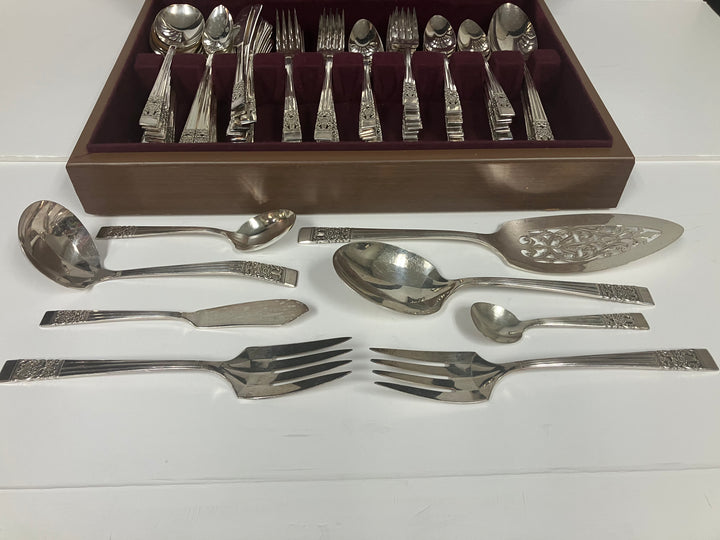 "Coronation" Flatware and Chest