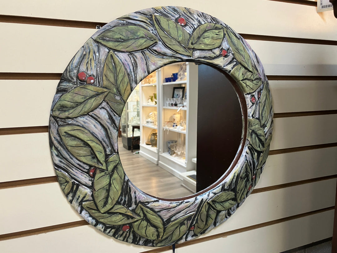 Ceramic Framed  Mirror