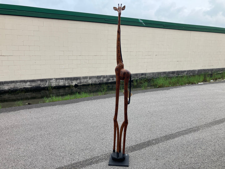 76"H Giraffe Floor Figurine