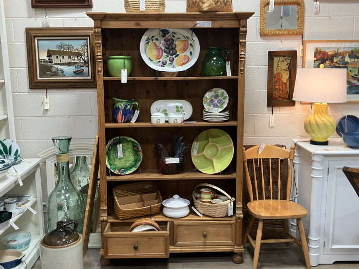 Pine Bookcase/Hutch