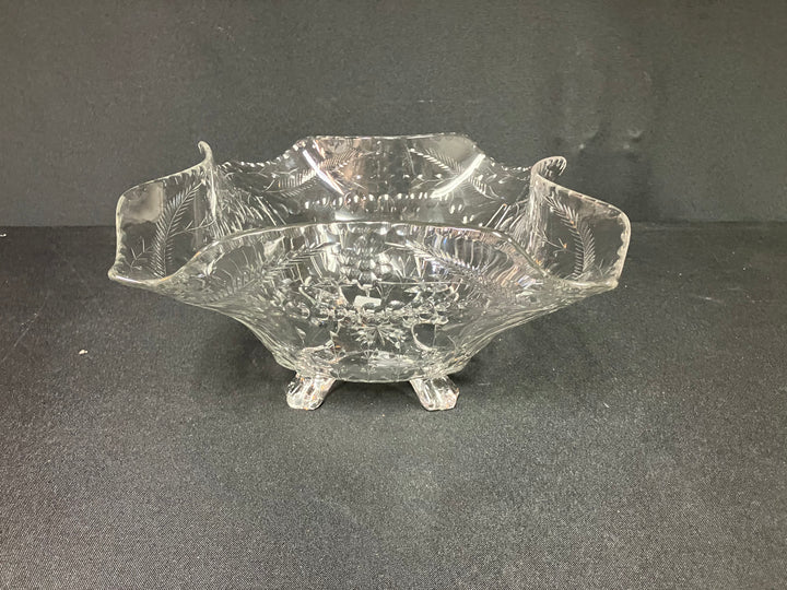 Vintage Glass Centerpiece Bowl