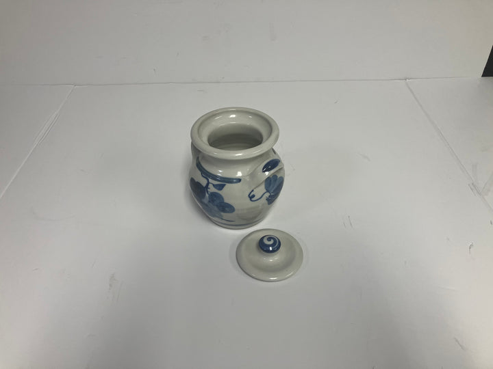 Simon Pearce Lidded Pottery Jar