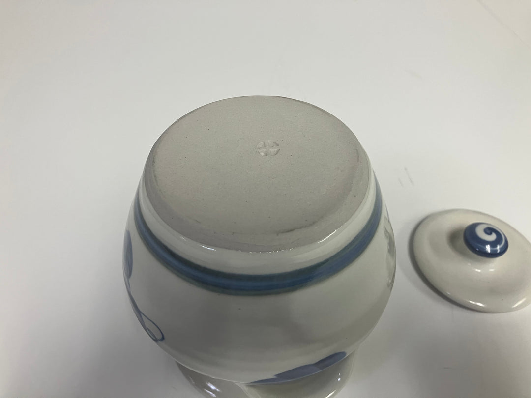 Simon Pearce Lidded Pottery Jar