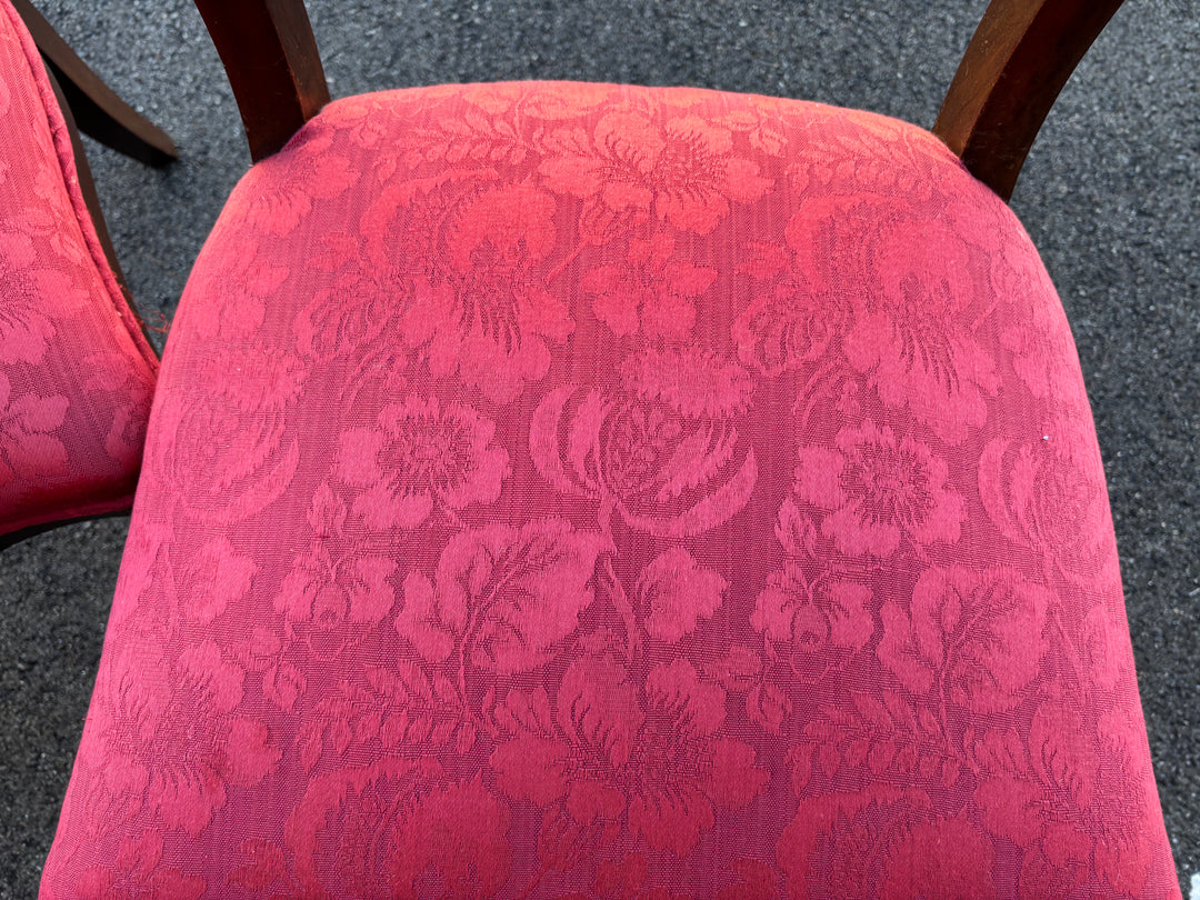 Four Vintage Mahogany Dining Chairs