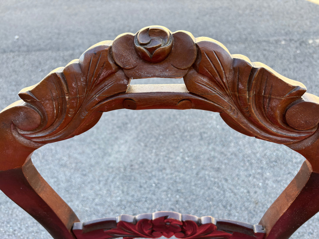 Four Vintage Mahogany Dining Chairs
