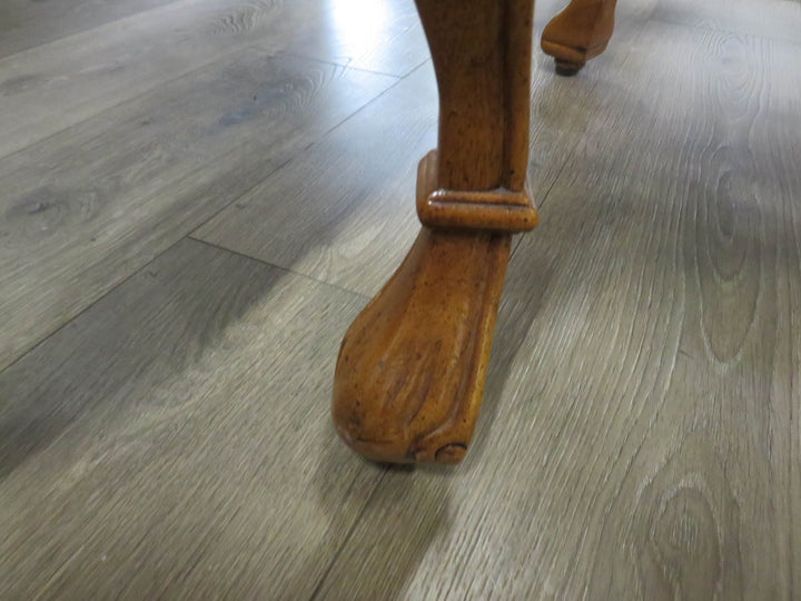 Oval Glass Topped Coffee Table