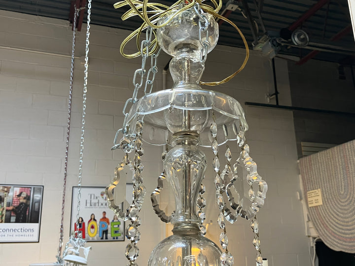 Cascading Crystal 5 Arm Chandelier