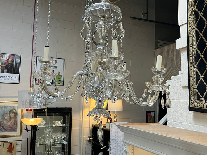 Cascading Crystal 5 Arm Chandelier