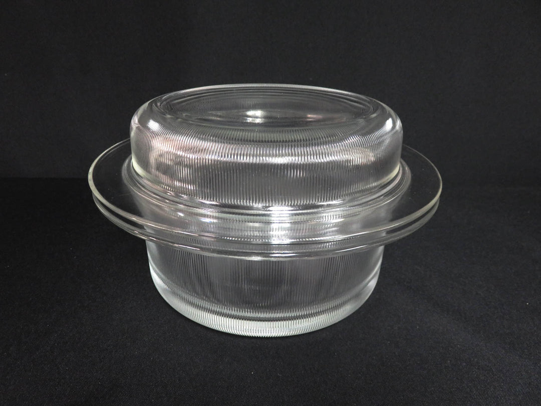 Covered Glass Casserole