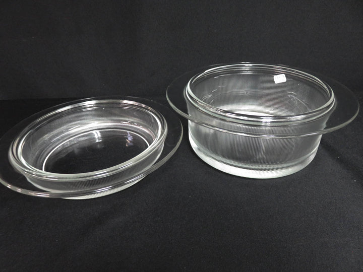 Covered Glass Casserole
