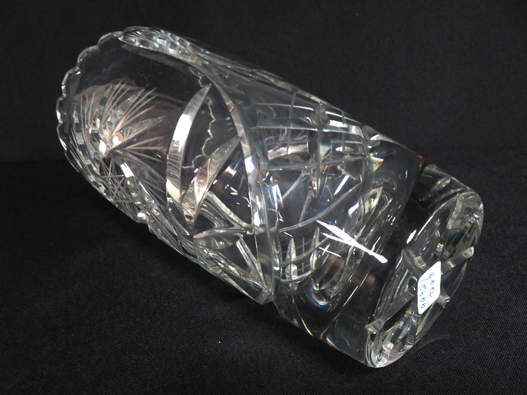 Vintage Pinwheel Crystal Vase