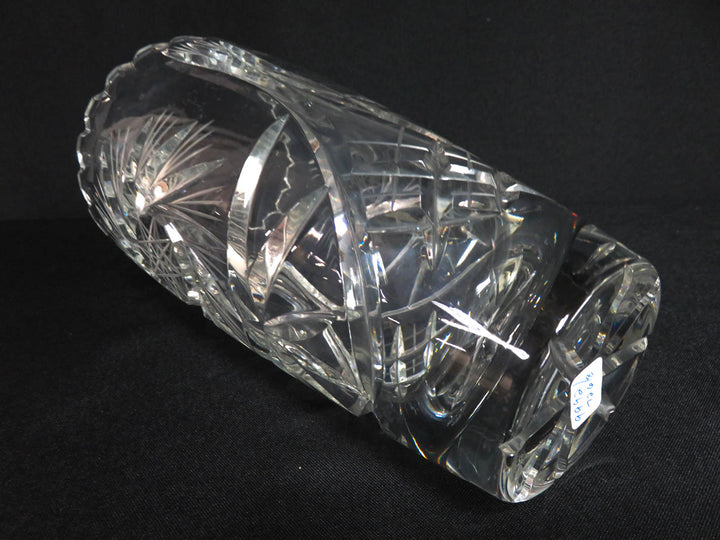 Vintage Pinwheel Crystal Vase