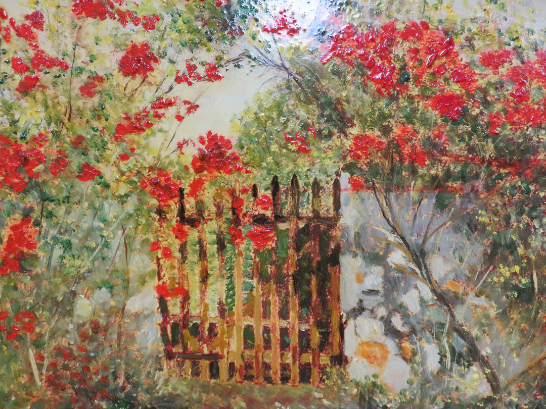 Garden Gate Scene - Original