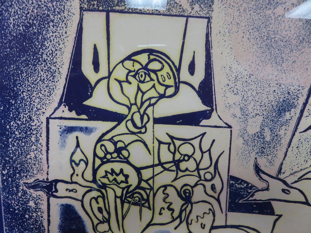 Wood Block Vanitas Print