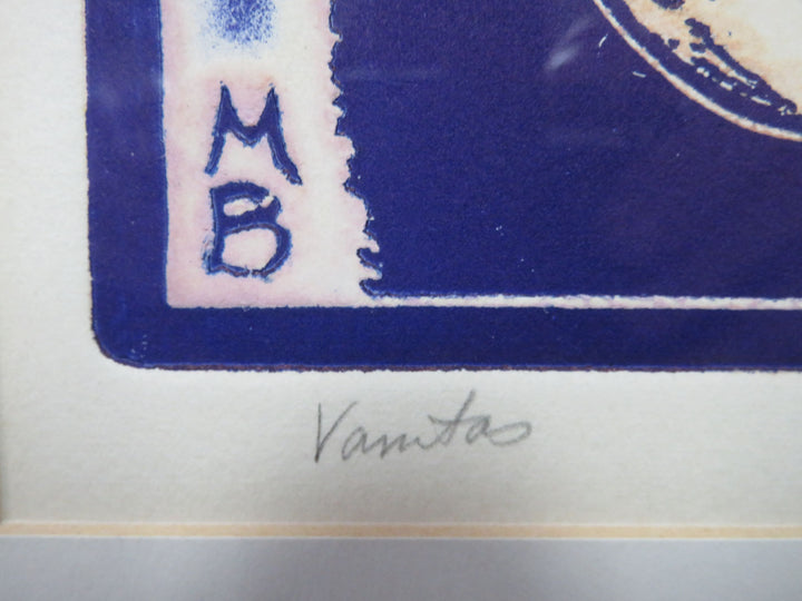 Wood Block Vanitas Print