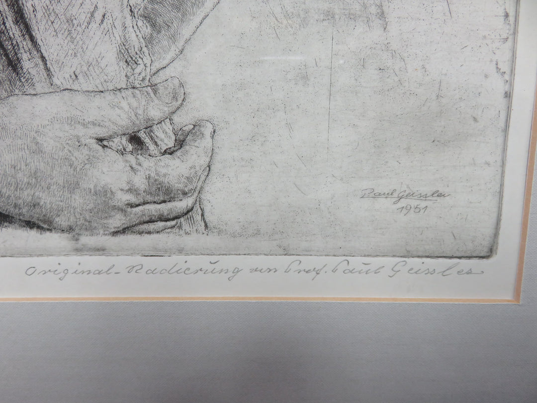 Paul Geissler Original Etching