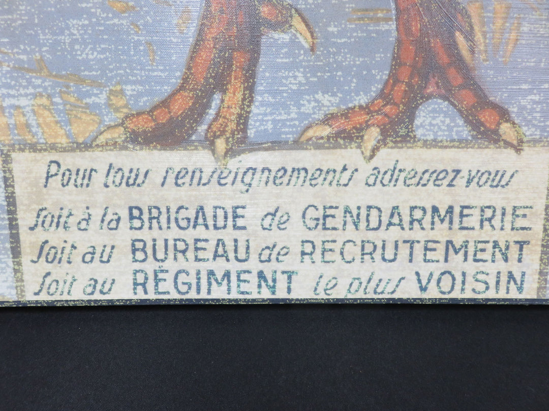 WWI French Recruitment Print