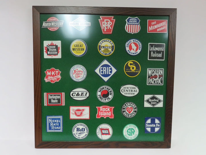 Promotional Tin Railroad Logos