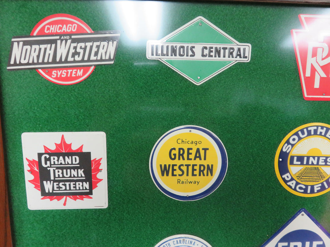 Promotional Tin Railroad Logos