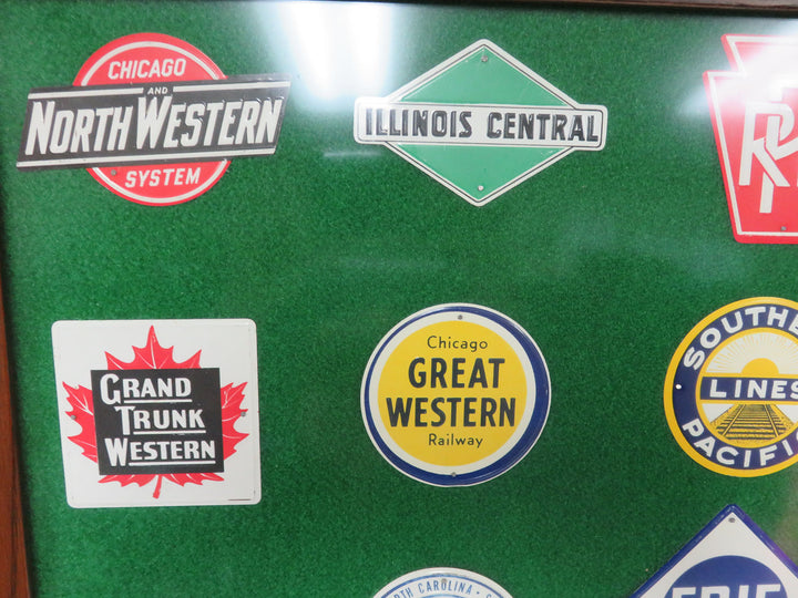 Promotional Tin Railroad Logos