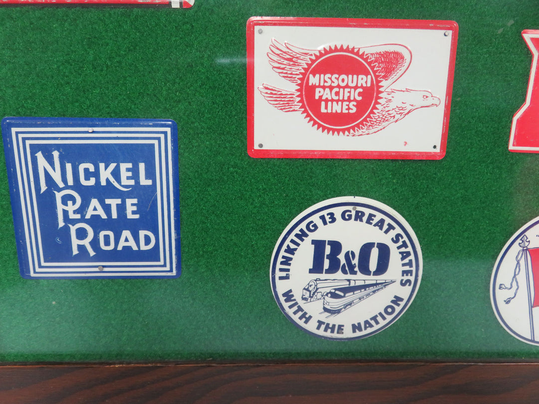 Promotional Tin Railroad Logos
