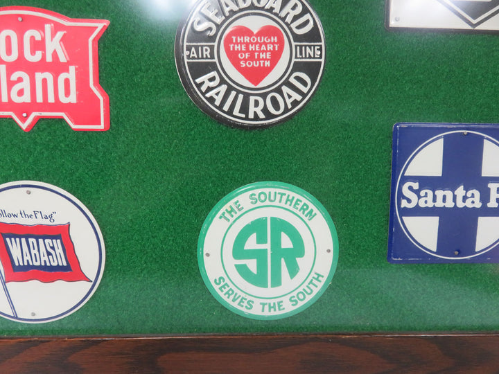 Promotional Tin Railroad Logos