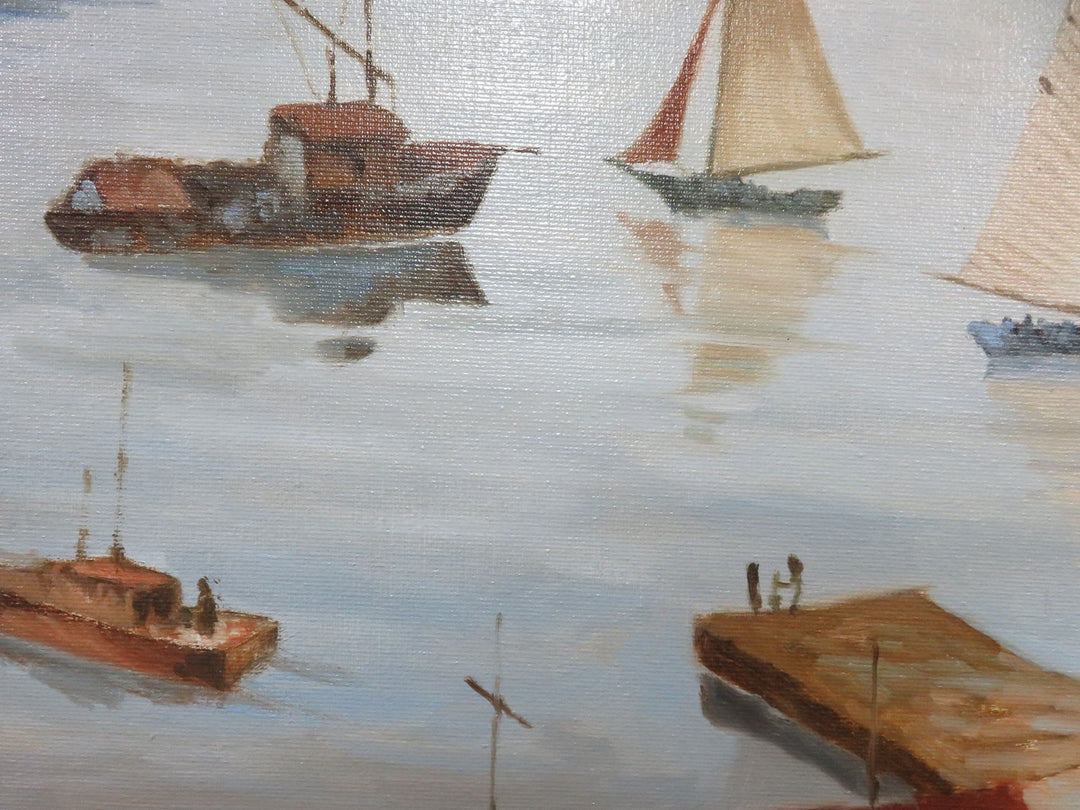 Original Coastal Scene Oil Painting