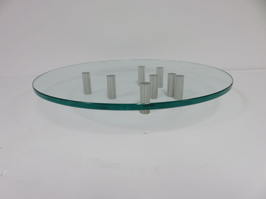 Modern Platter with Stainless Legs
