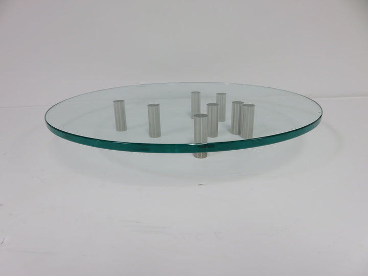 Modern Platter with Stainless Legs