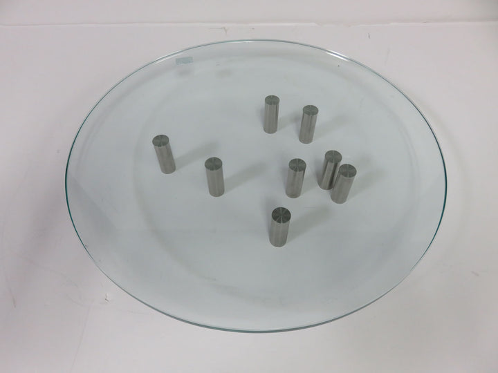Modern Platter with Stainless Legs