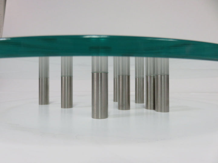 Modern Platter with Stainless Legs