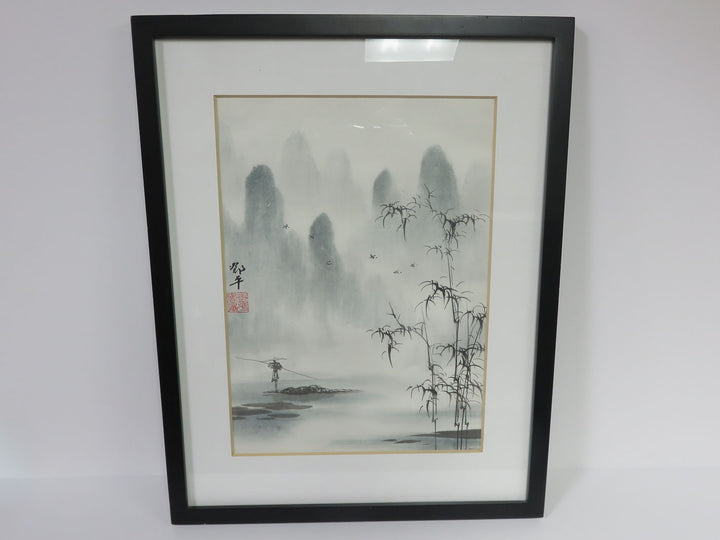 Asian Original Watercolor