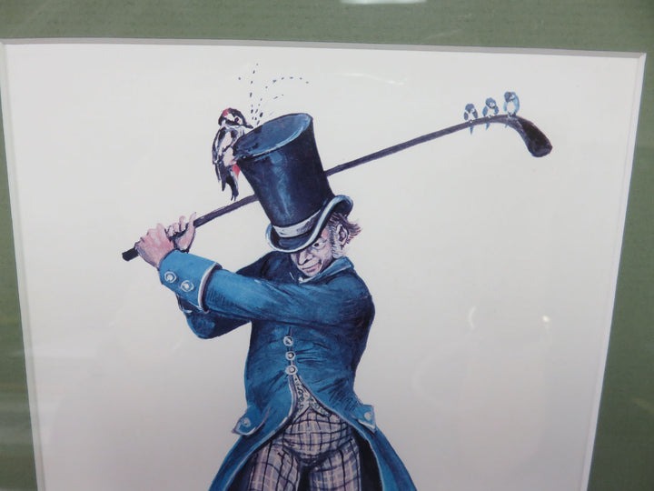 "A Slow Backswing" Print