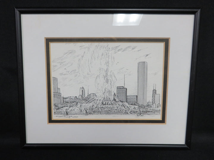 Buckingham Fountain Print
