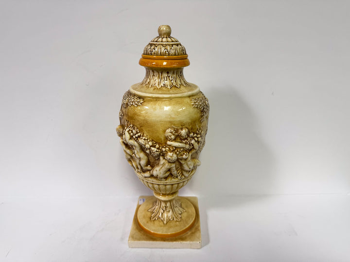 Urn Shaped Vase with Lid