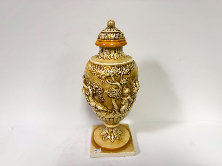 Urn Shaped Vase with Lid