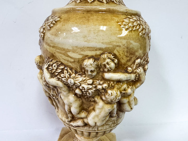 Urn Shaped Vase with Lid