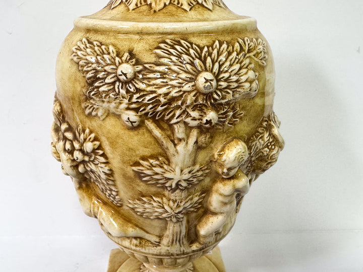 Urn Shaped Vase with Lid
