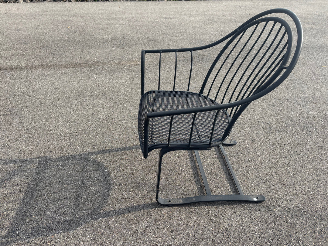 Wrought Iron Table & Five Chairs