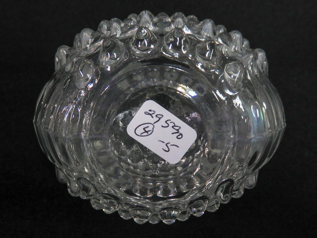 Hob Nail Perfume Bottle and Dish Set