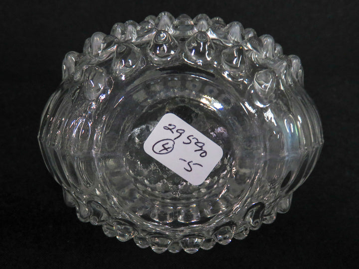 Hob Nail Perfume Bottle and Dish Set